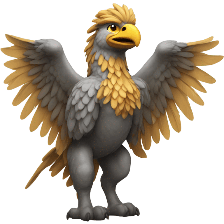 Griffin flapping wings emoji