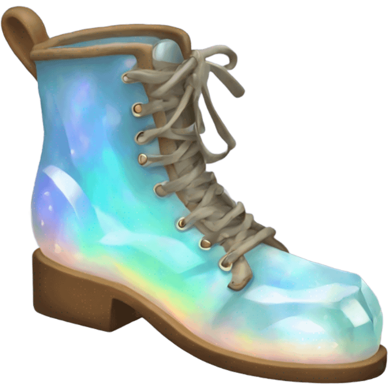 opal Crystal boot emoji