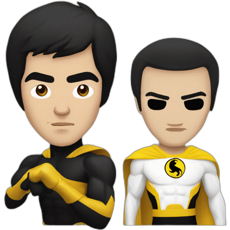 bruce lee vs shazam emoji