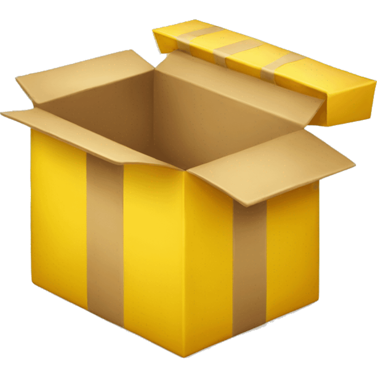 yellow mystery box  emoji