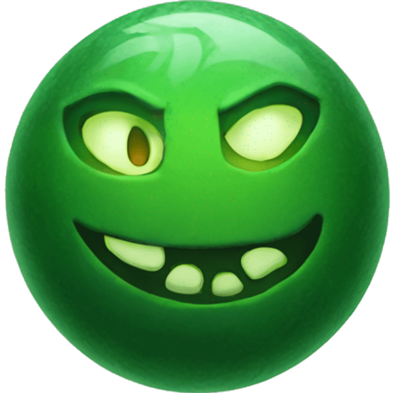 green spirit ball emoji