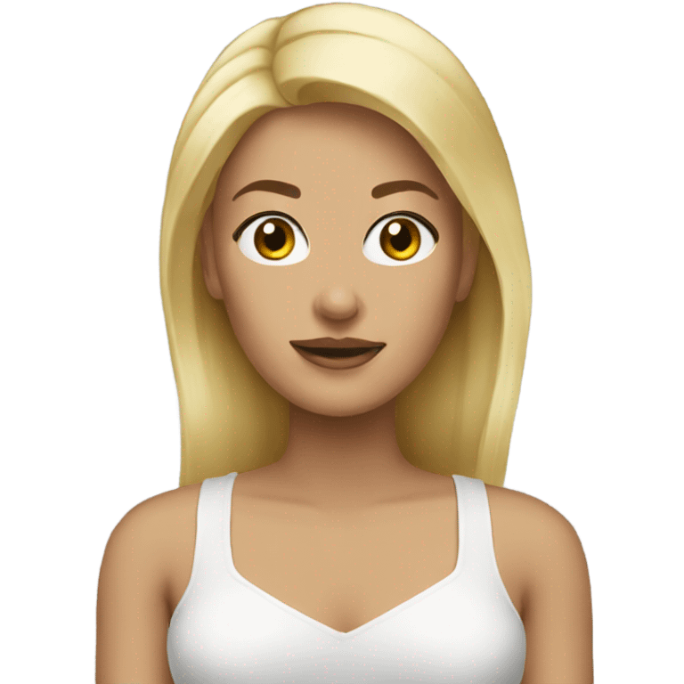 Women blonda emoji