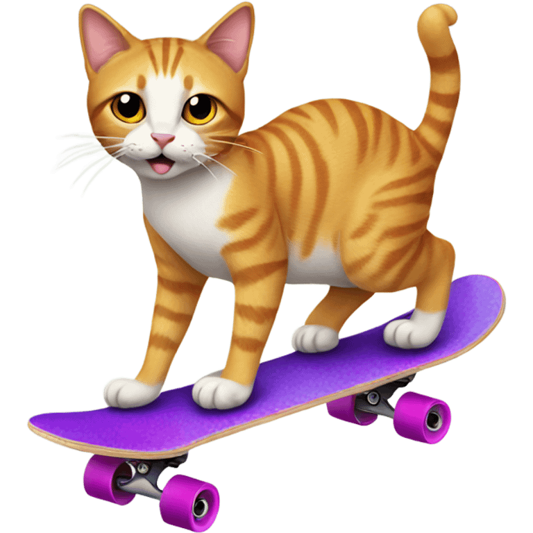 cat on a skateboard  emoji