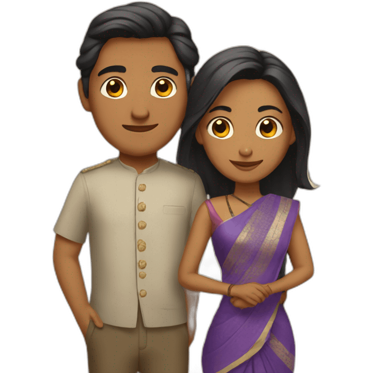 chindian couple emoji