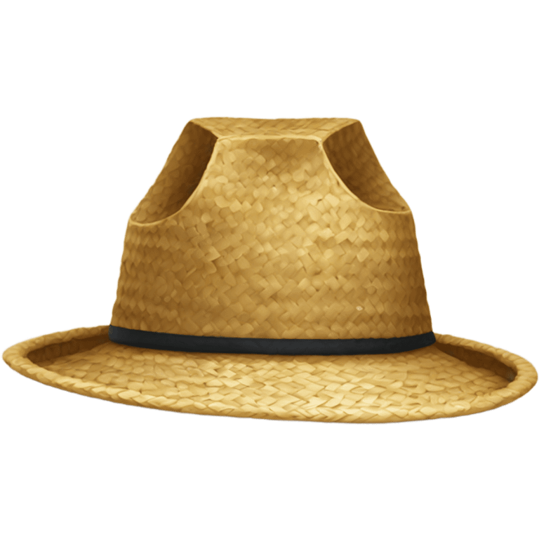 Chinese straw hat emoji