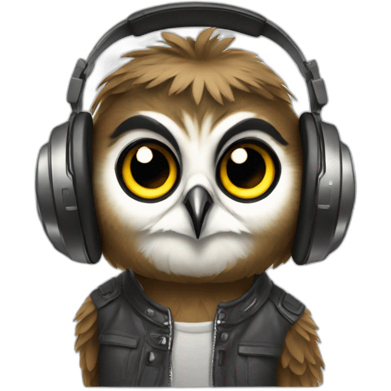 Owl DJ Party emoji