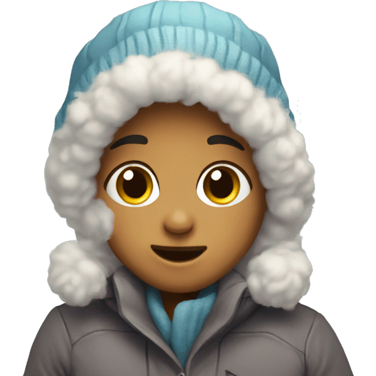 Cute winter emoji