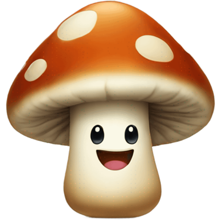 mushroom smile emoji