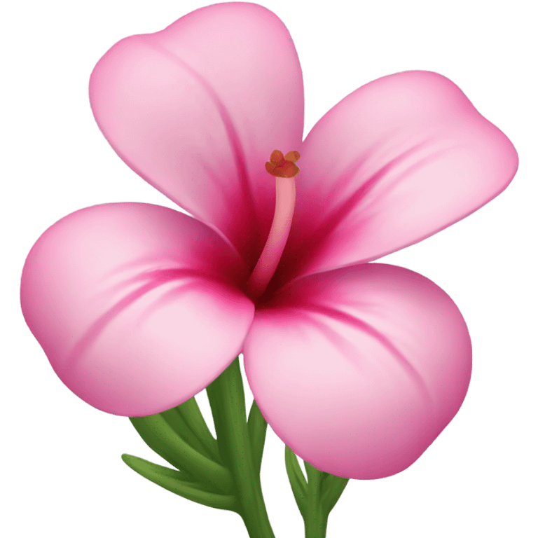 Tropical flower pink emoji