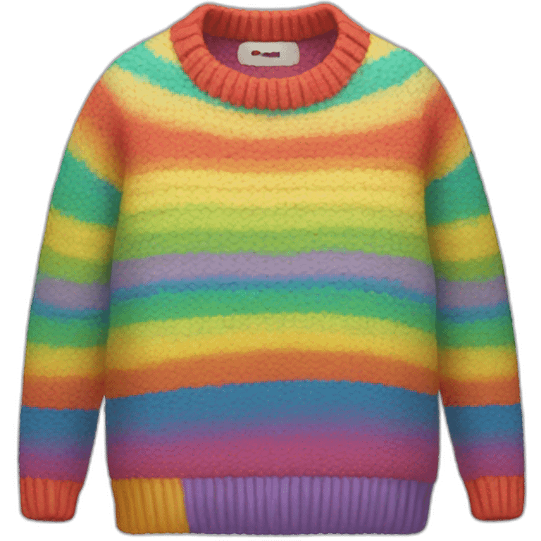 rainbow sweater emoji