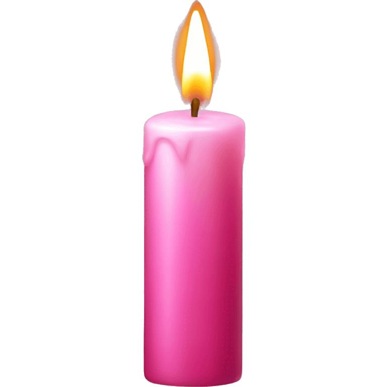 pink candle emoji