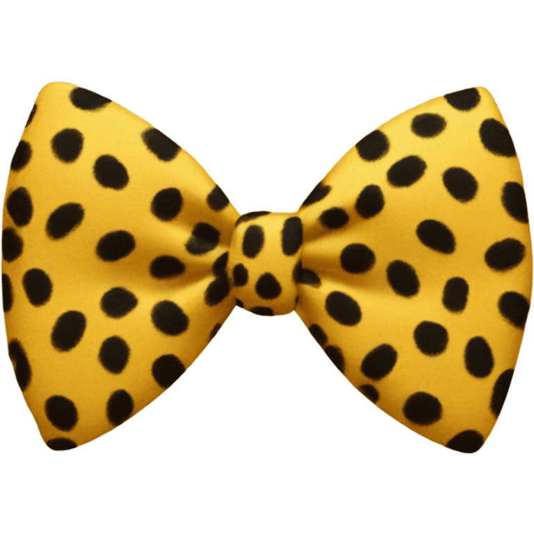 leopard print bow emoji