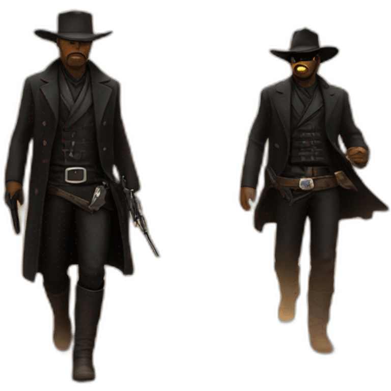 the man in black fled across the desert and the gunslinger followed emoji