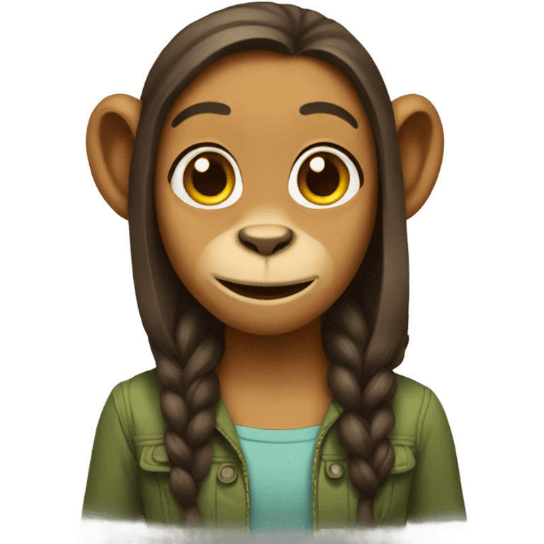 Monkey named Kaylee emoji