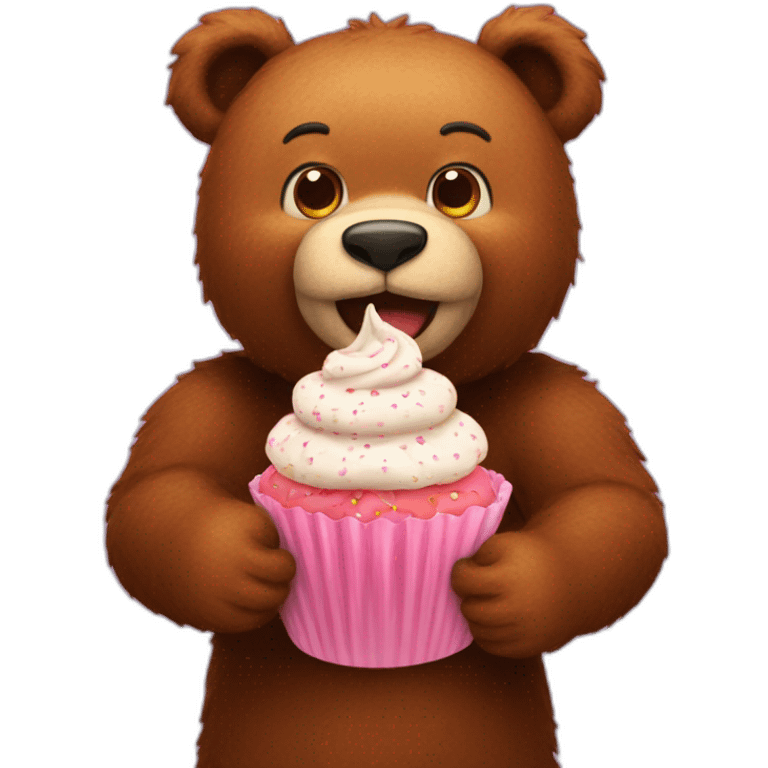 freedy fazzbear with cupcake emoji