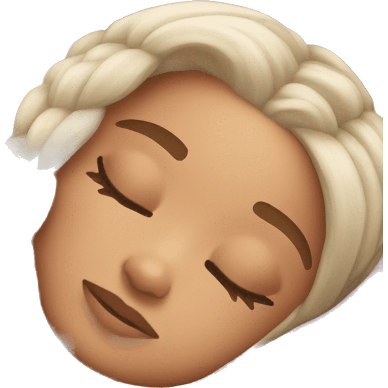 Ariana Grande sleeping emoji