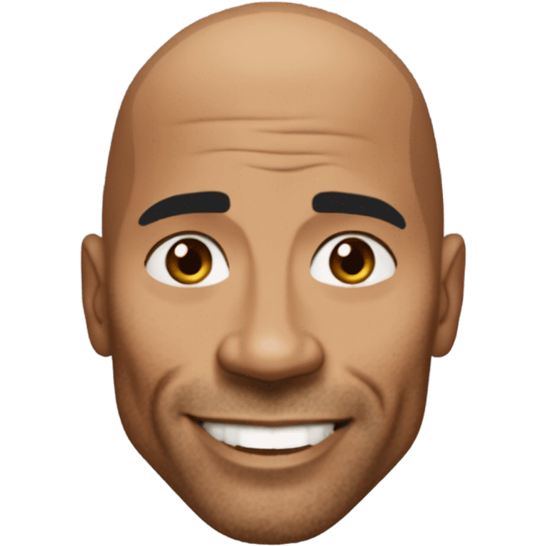 The Rock Dwayne Johnson Emoji emoji