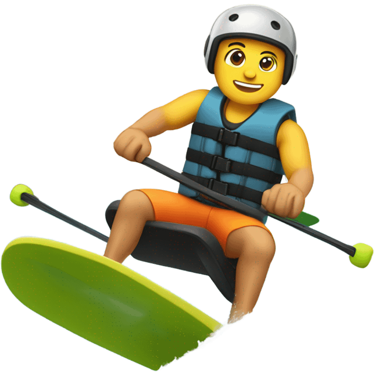 Man wakeboarding  emoji