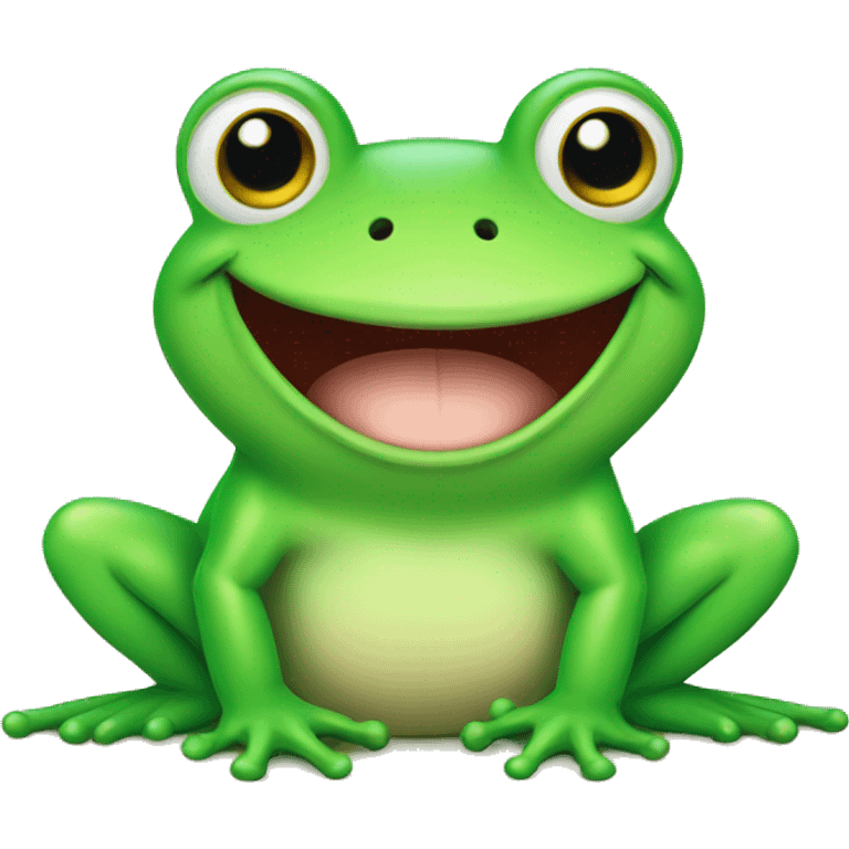 Happy  frog  emoji