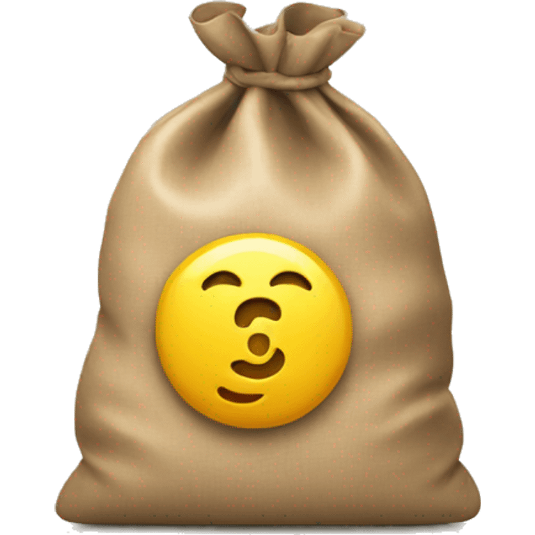 a bag with money emoji