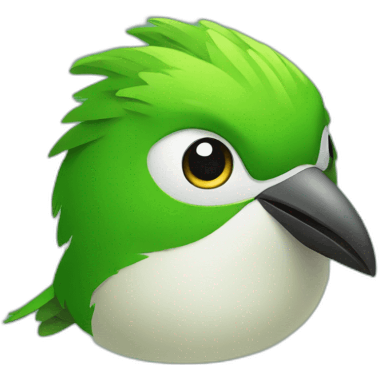 bird green emoji