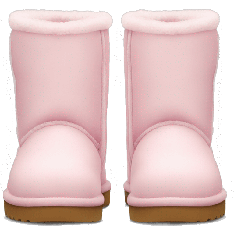 light pink mini uggs emoji