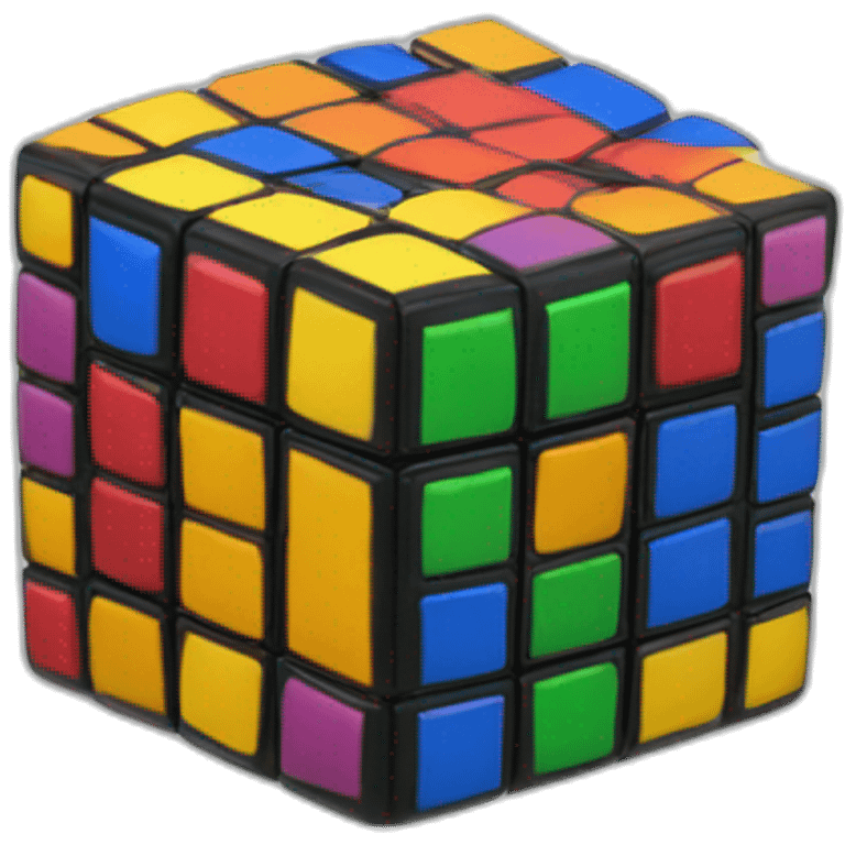 Rubik's cube emoji