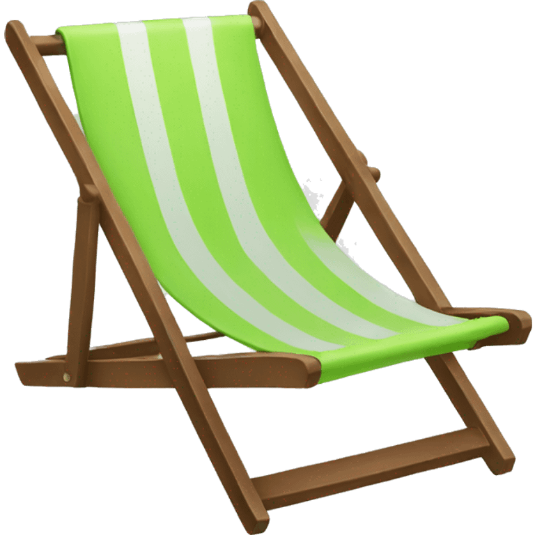 Deck chair emoji