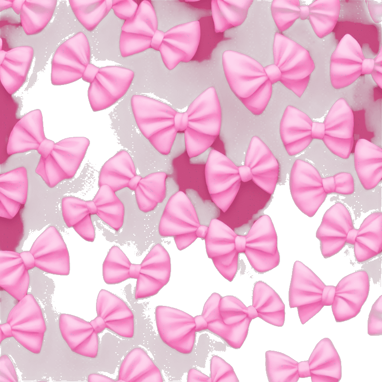 pink bows emoji