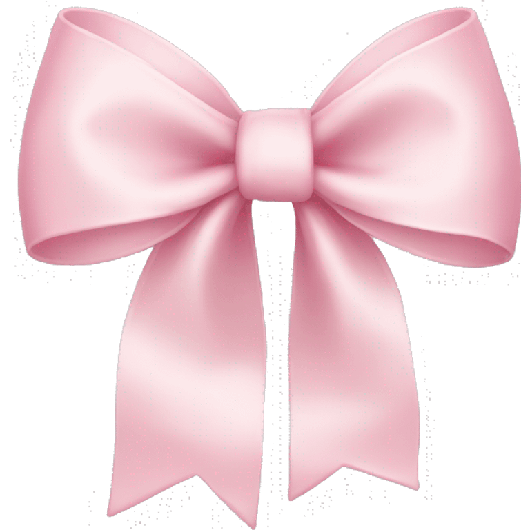 light pink bow emoji