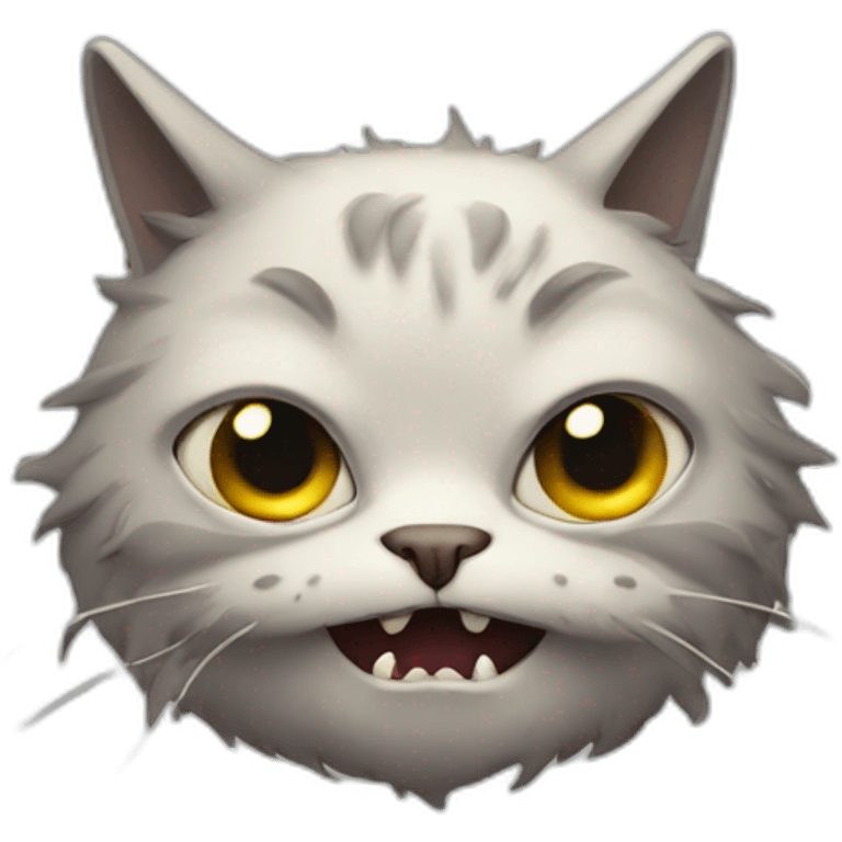 Cat monster emoji