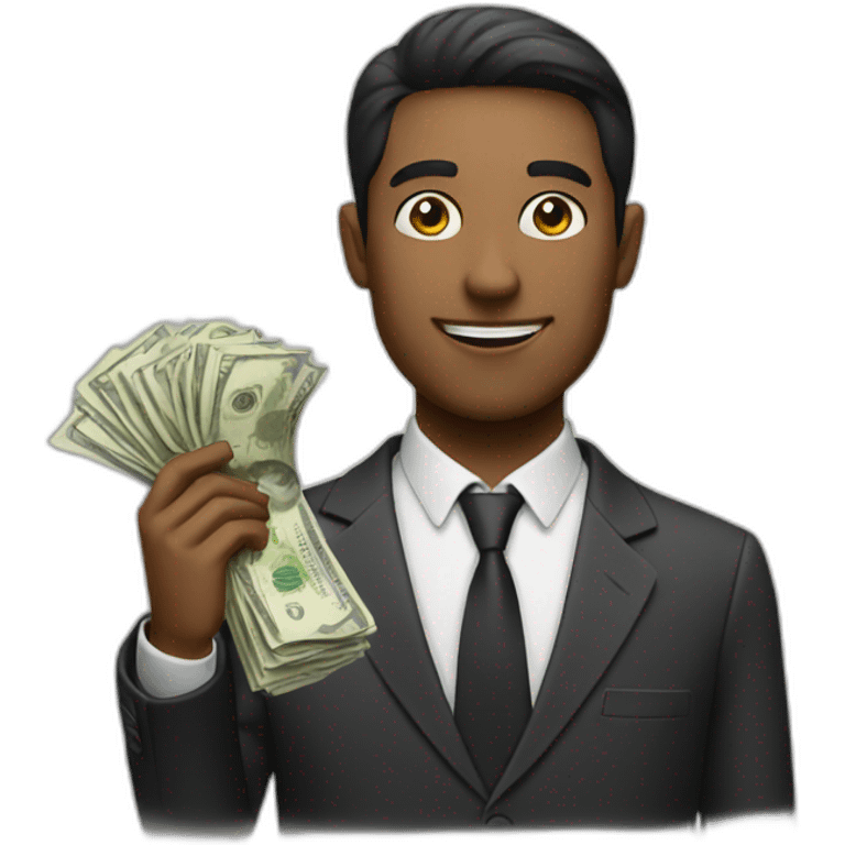 guy with money emoji