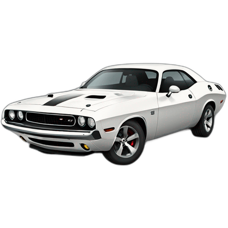 dodge challenger  emoji