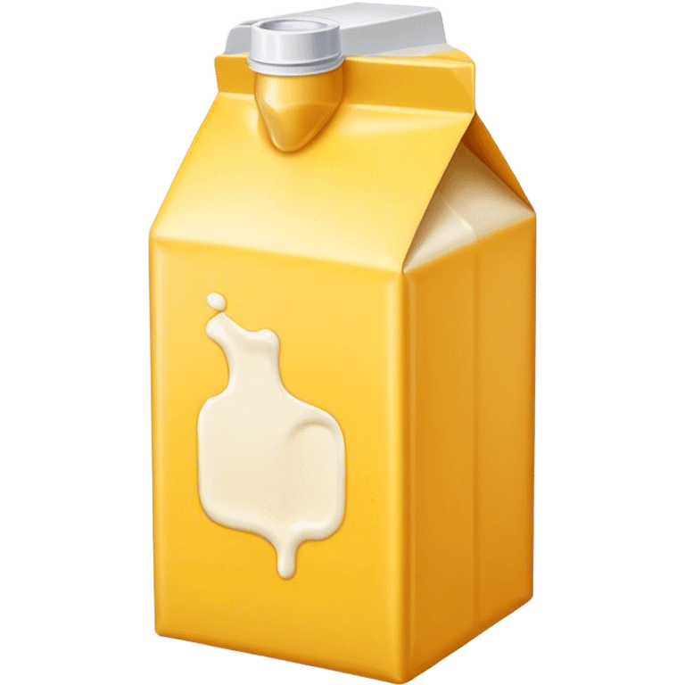 yellow milk carton emoji