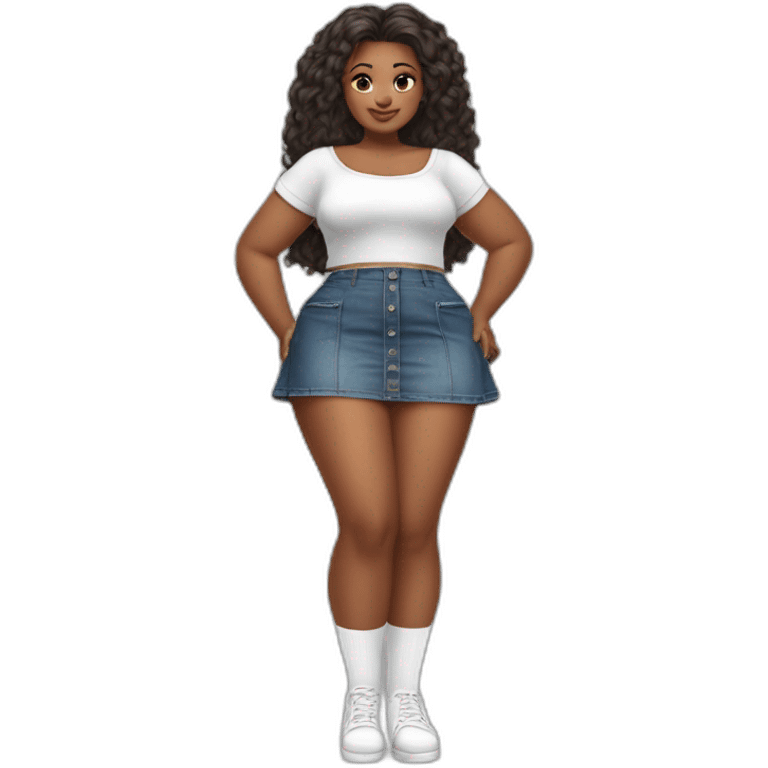 curvy-beauty-in-small-skirt-butt-white-socks прыгает с парашютом emoji