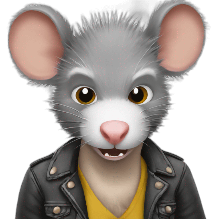 Angry Sid vicious rat emoji