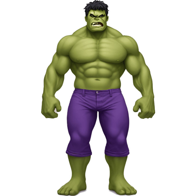 HULK PURPLE PANTS emoji