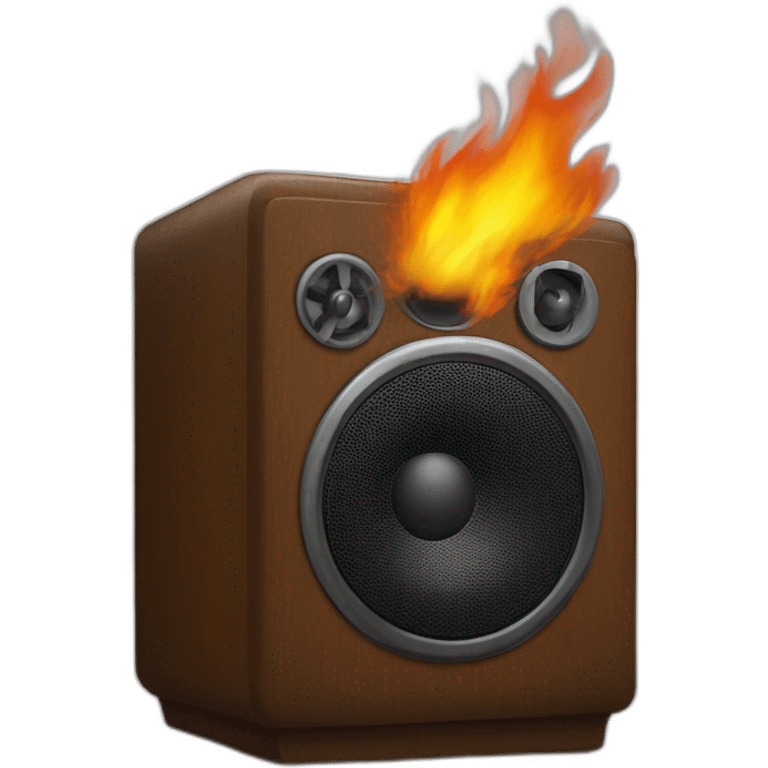 speaker fire emoji