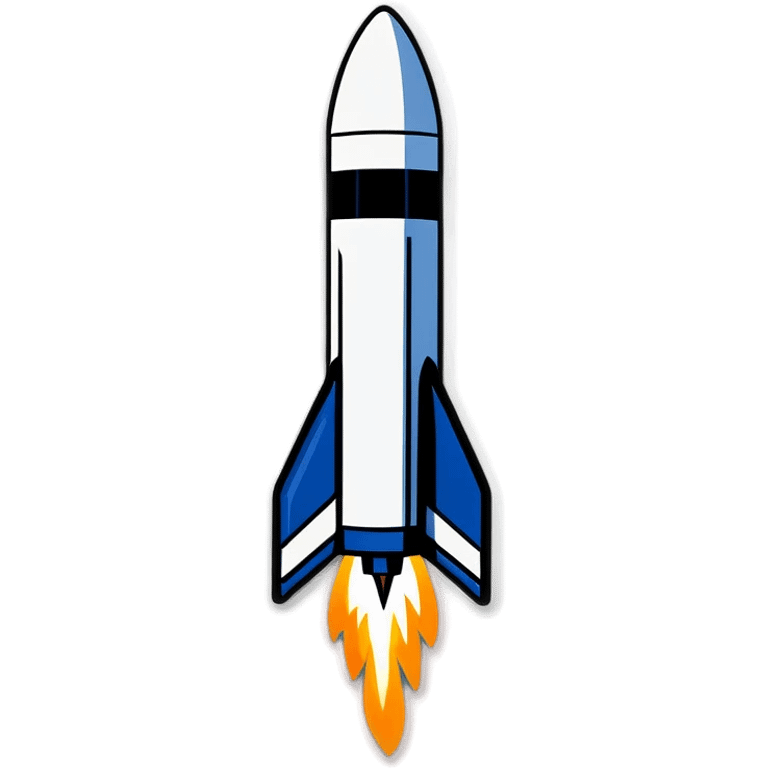 Space X Rakete emoji