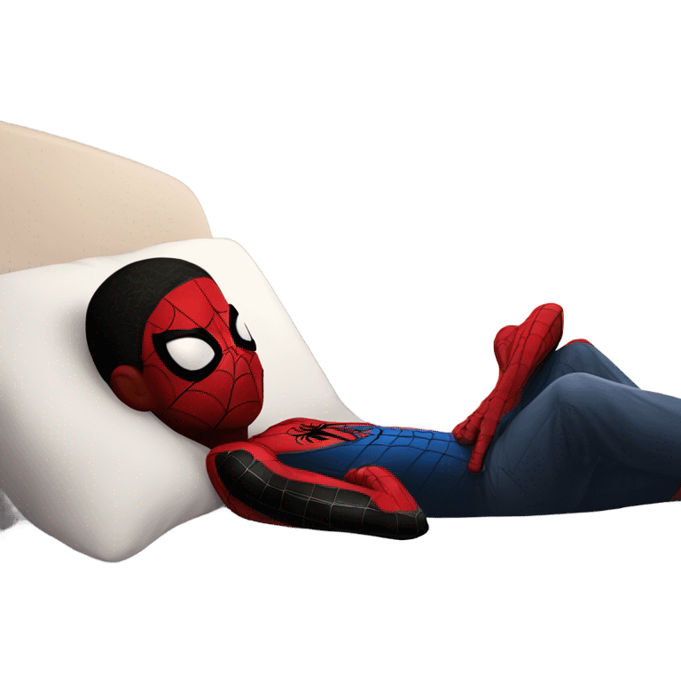 Miles spider man sleepimg emoji