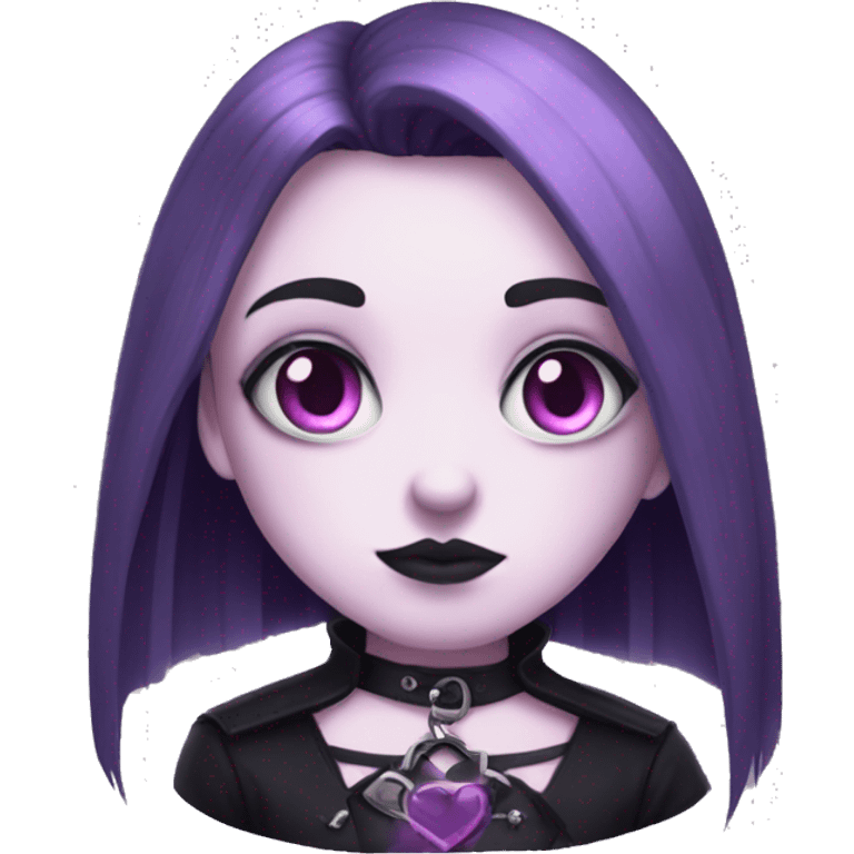 goth pastel heart emoji