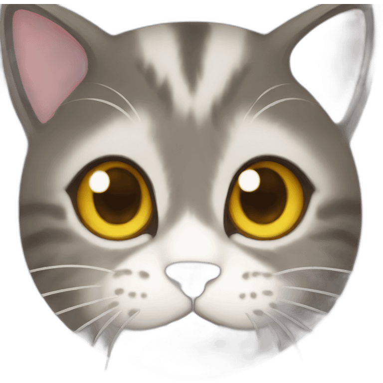 Cat, anime emoji