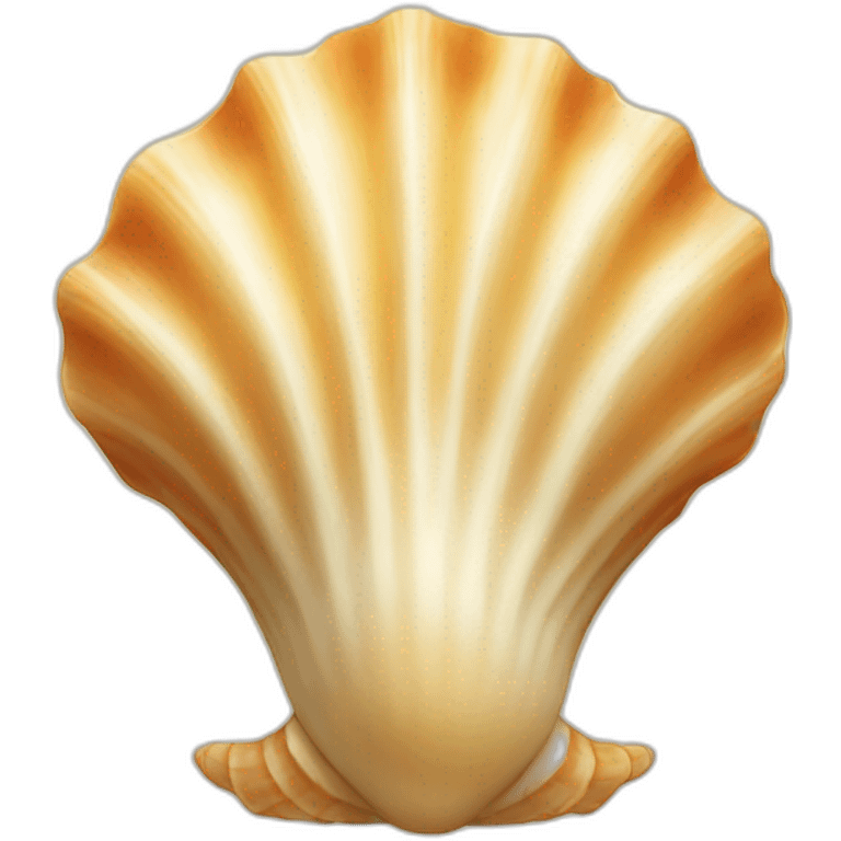 seashell with hands emoji