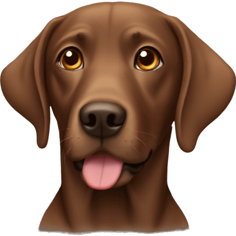 brown lab emoji