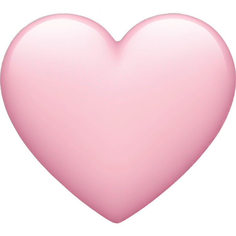 pastel pink heart emoji