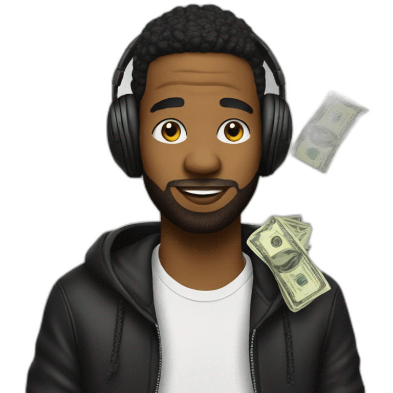 Dj WITH MONEY emoji