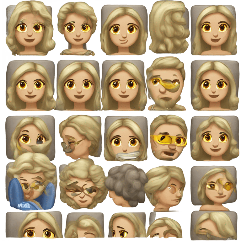 Кішка в капелюшку з великими вусами emoji