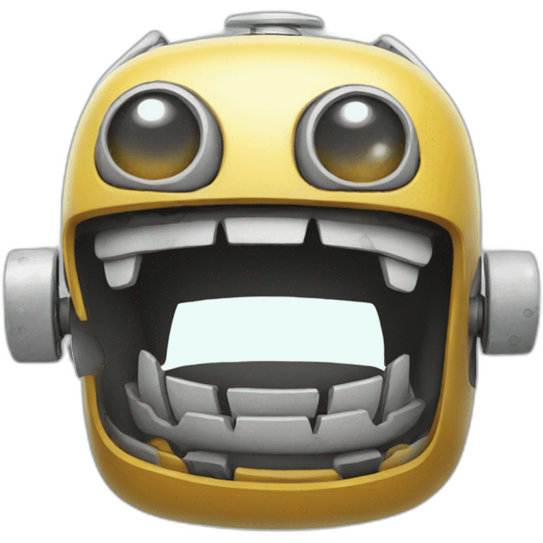 laughing robot emoji