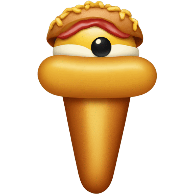 Corndog emoji