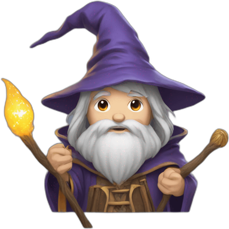 wizard gamer in the style of ghibli emoji